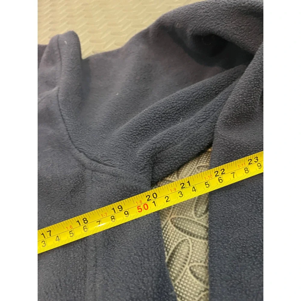 The North Face Fleece Jacket Mens Small Navy Blue Full Zip Faded TKA 100‎